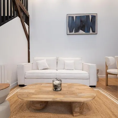 דירה Chic Parisian Loft In Bastille Area